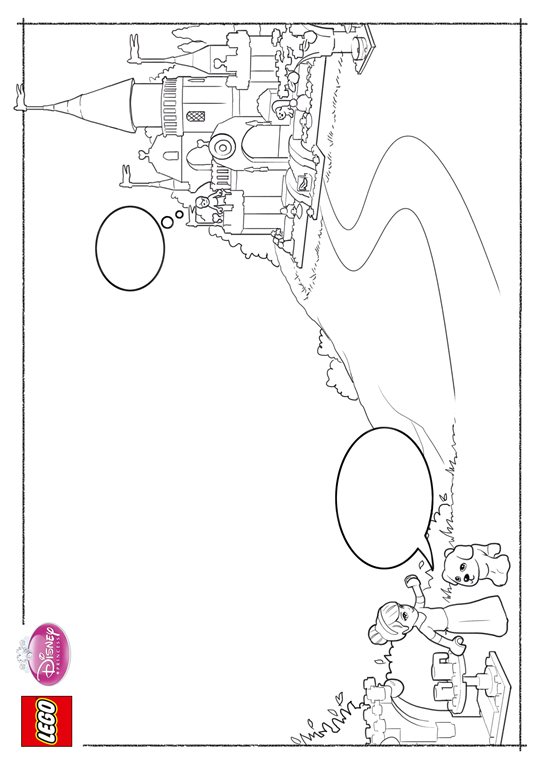 Kids-n-fun.com | Coloring page Lego Disney Princesses Lego Disney ...